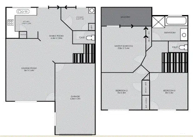 Floorplan of Homely townhouse listing, 10/125 Overland Drive, Edens Landing QLD 4207