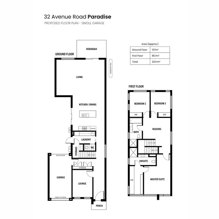 Floorplan of Homely house listing, 32 Avenue Road, Paradise SA 5075