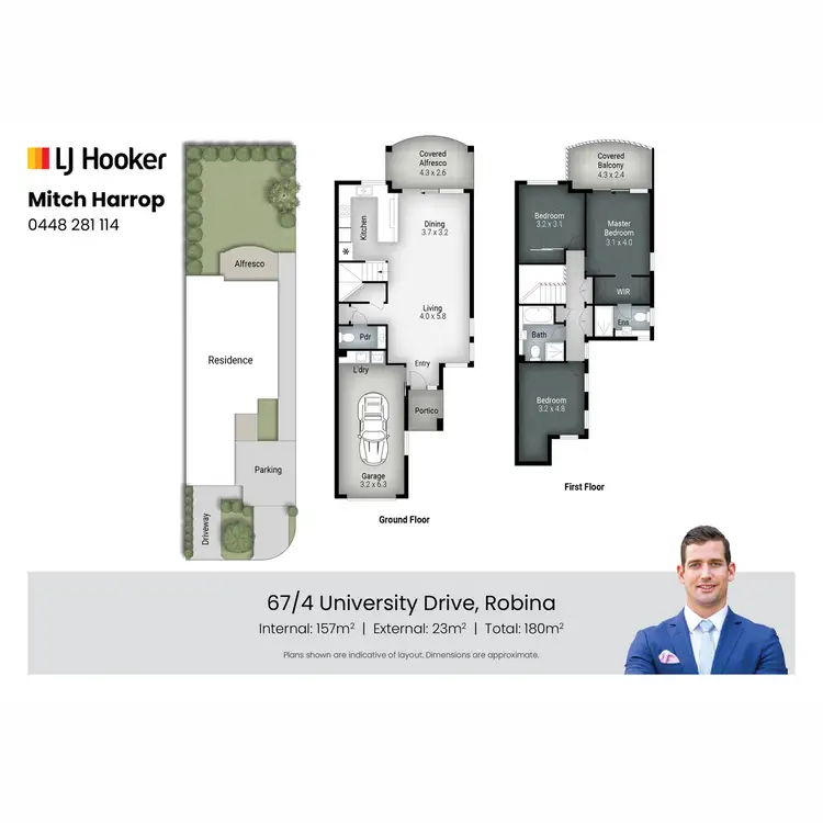 Floorplan of Homely townhouse listing, 67/4 University Drive, Robina QLD 4226