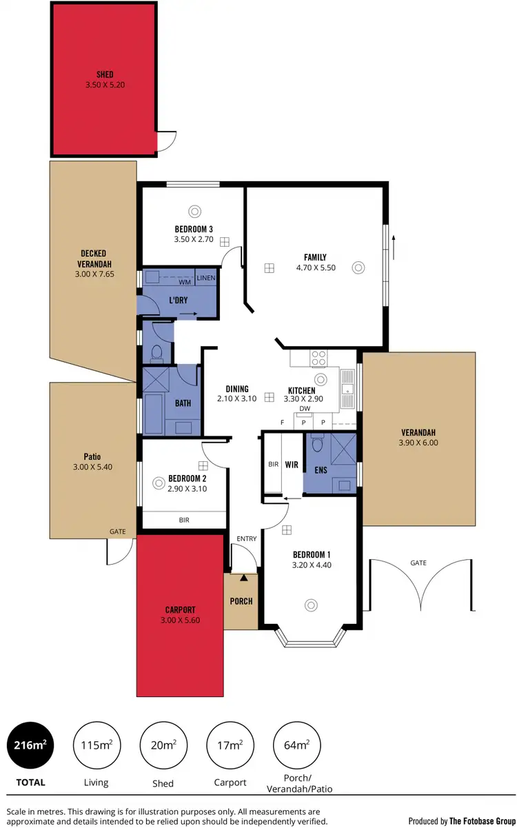 Floorplan of Homely house listing, 6 Treasure Place, Seaford Rise SA 5169