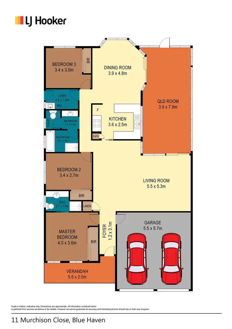 Floorplan of Homely house listing, 11 Murchison Close, Blue Haven NSW 2262