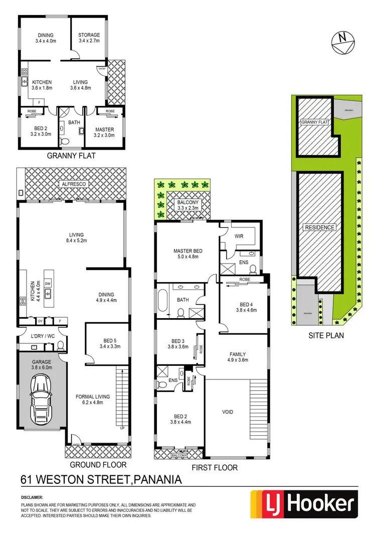 Floorplan of Homely house listing, 61 Weston Street, Panania NSW 2213