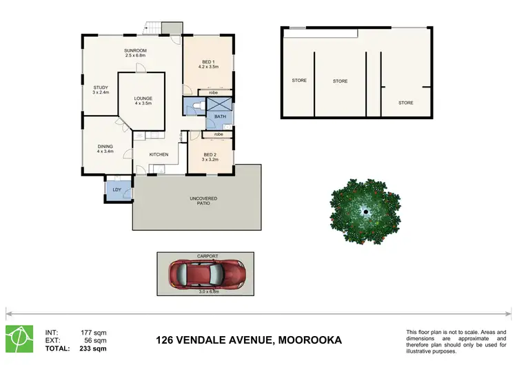 Floorplan of Homely house listing, 126 Vendale Avenue, Moorooka QLD 4105