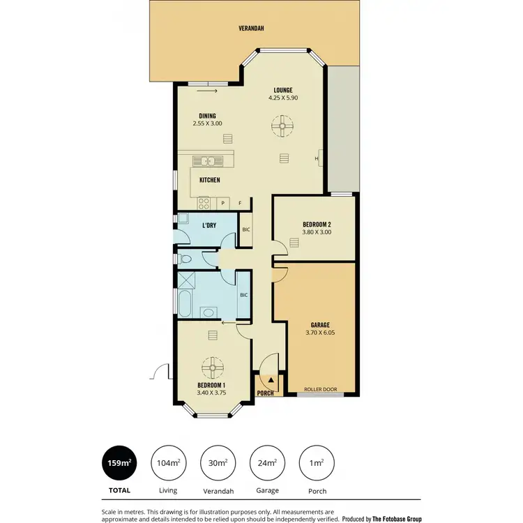 Floorplan of Homely unit listing, 6/32 Debenham Court, Greenwith SA 5125
