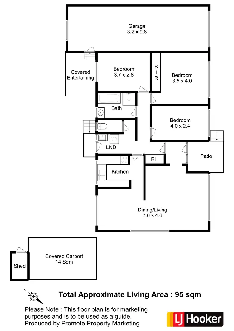 Floorplan of Homely house listing, 3 Barwon Place, Glenorchy TAS 7010