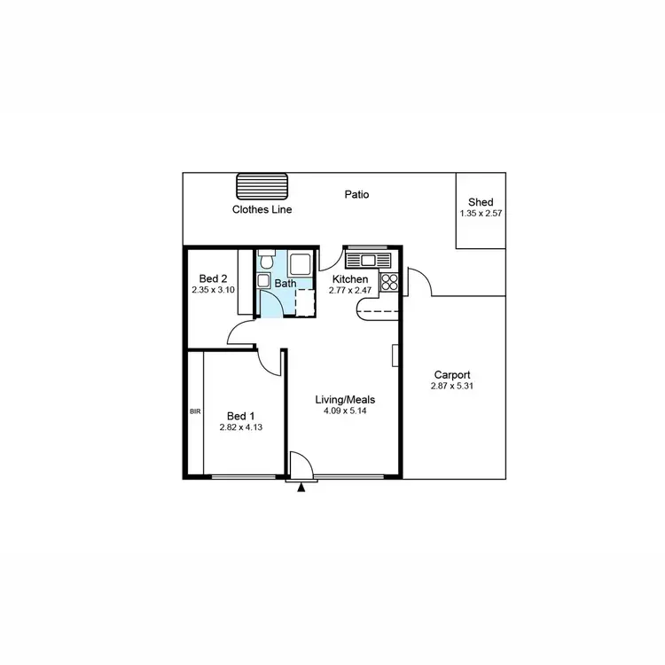 Floorplan of Homely unit listing, 3/24 Kent Street, Marden SA 5070
