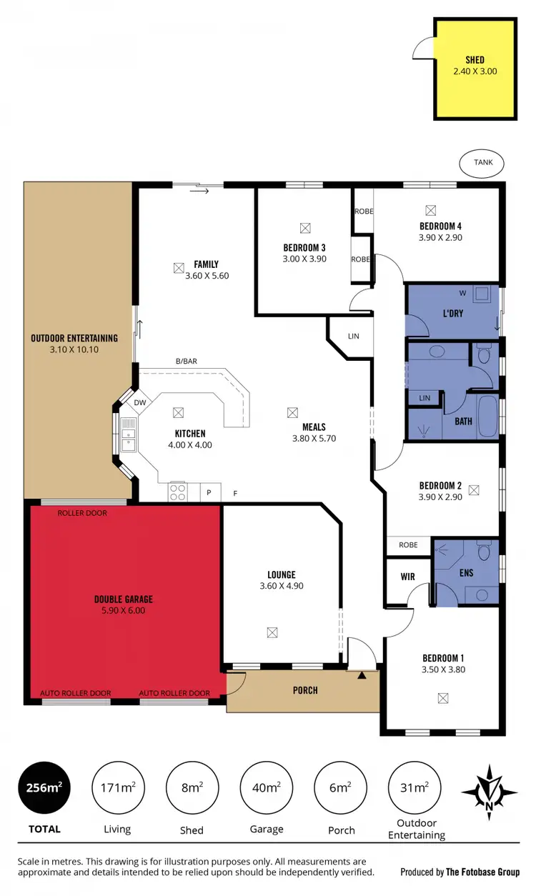Floorplan of Homely house listing, 24 Sunday Boulevard, Aldinga Beach SA 5173