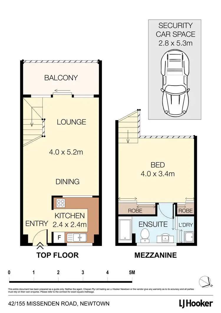 Floorplan of Homely apartment listing, 42/155 Missenden Road, Newtown NSW 2042