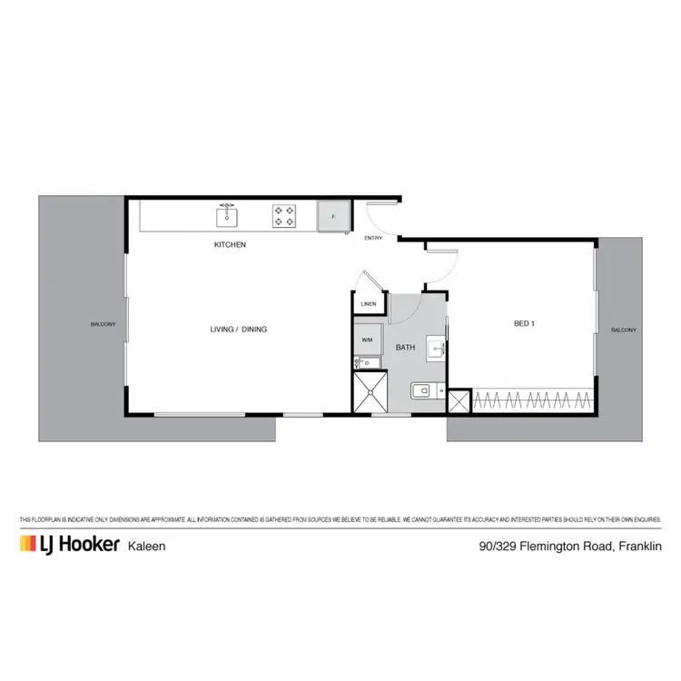 Floorplan of Homely apartment listing, 90/329 Flemington Road, Franklin ACT 2913