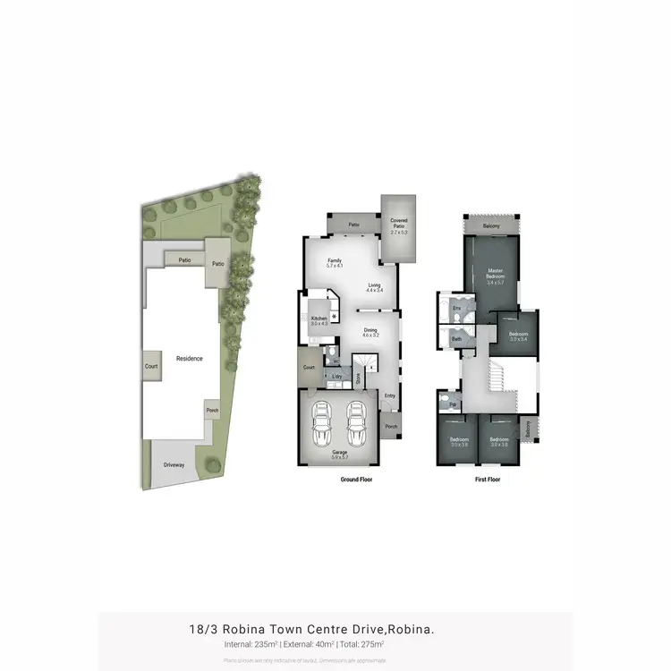 Floorplan of Homely house listing, 18/3 Robina Town Centre Drive, Robina QLD 4226