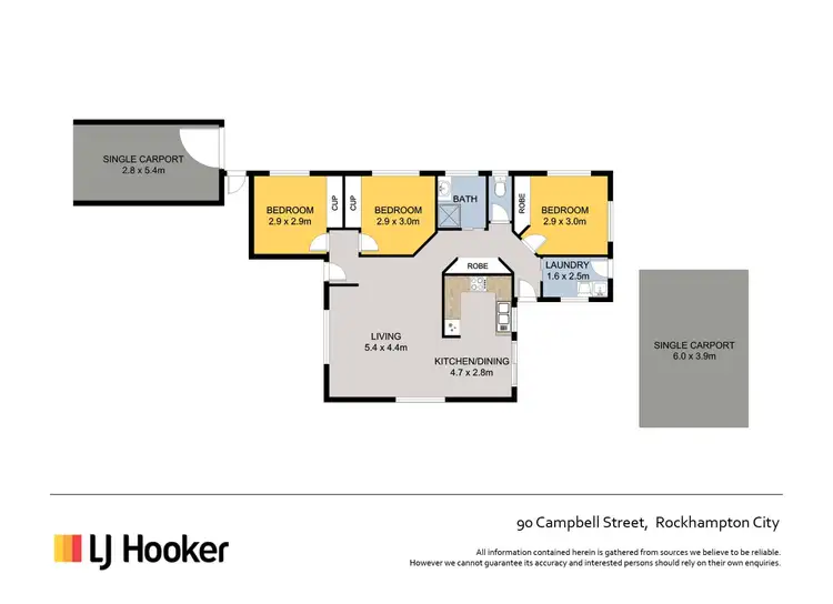 Floorplan of Homely house listing, 90 Campbell Street, Rockhampton City QLD 4700