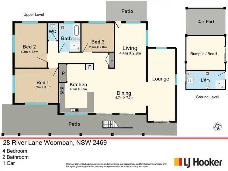 Floorplan of Homely house listing, 28 River Lane, Woombah NSW 2469