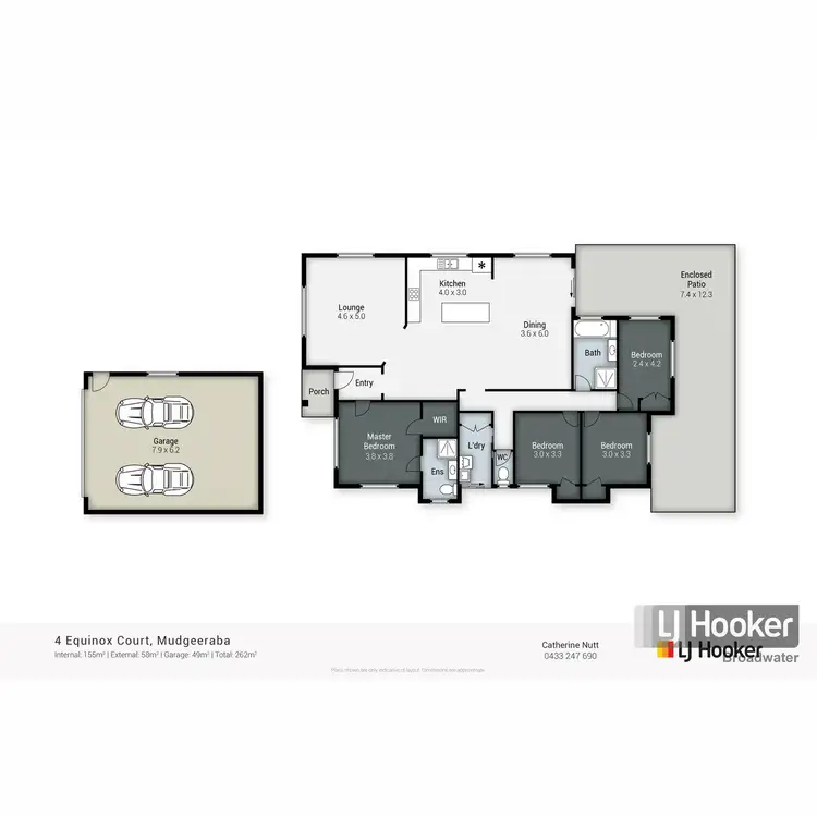 Floorplan of Homely house listing, 4 Equinox Court, Mudgeeraba QLD 4213