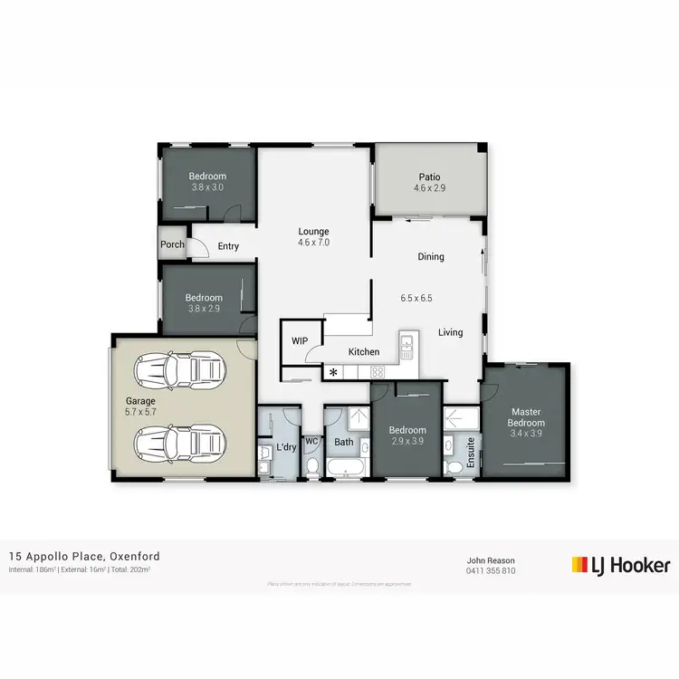 Floorplan of Homely house listing, 15 Appollo Place, Oxenford QLD 4210