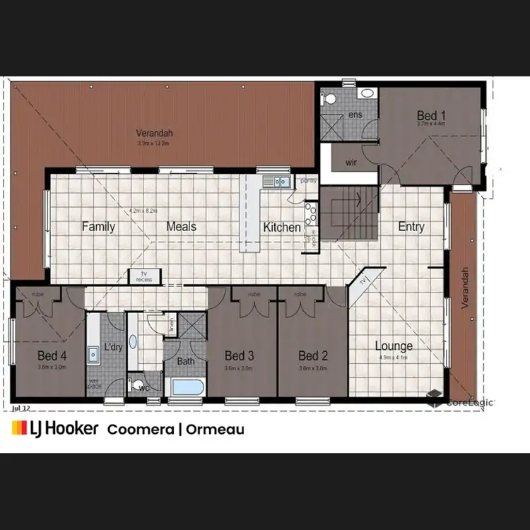 Floorplan of Homely house listing, 27 Garawarra Crescent, Upper Coomera QLD 4209