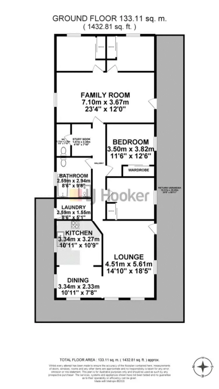 Floorplan of Homely house listing, 72 Aberdare Street, Kitchener NSW 2325