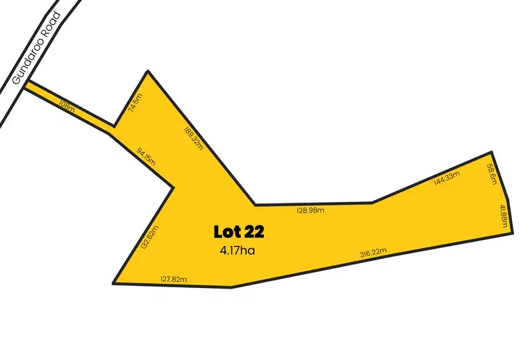 Floorplan of Homely land listing, Lot 22 Gundaroo Road, Vacy NSW 2421