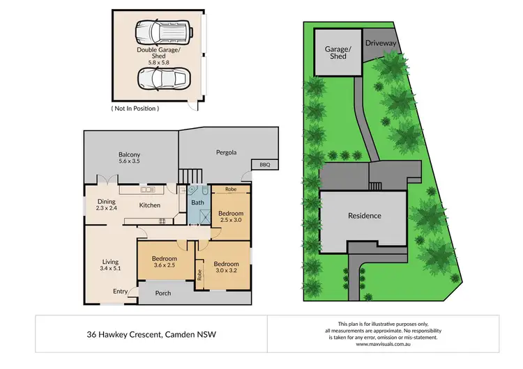 Floorplan of Homely house listing, 36 Hawkey Cres, Camden NSW 2570