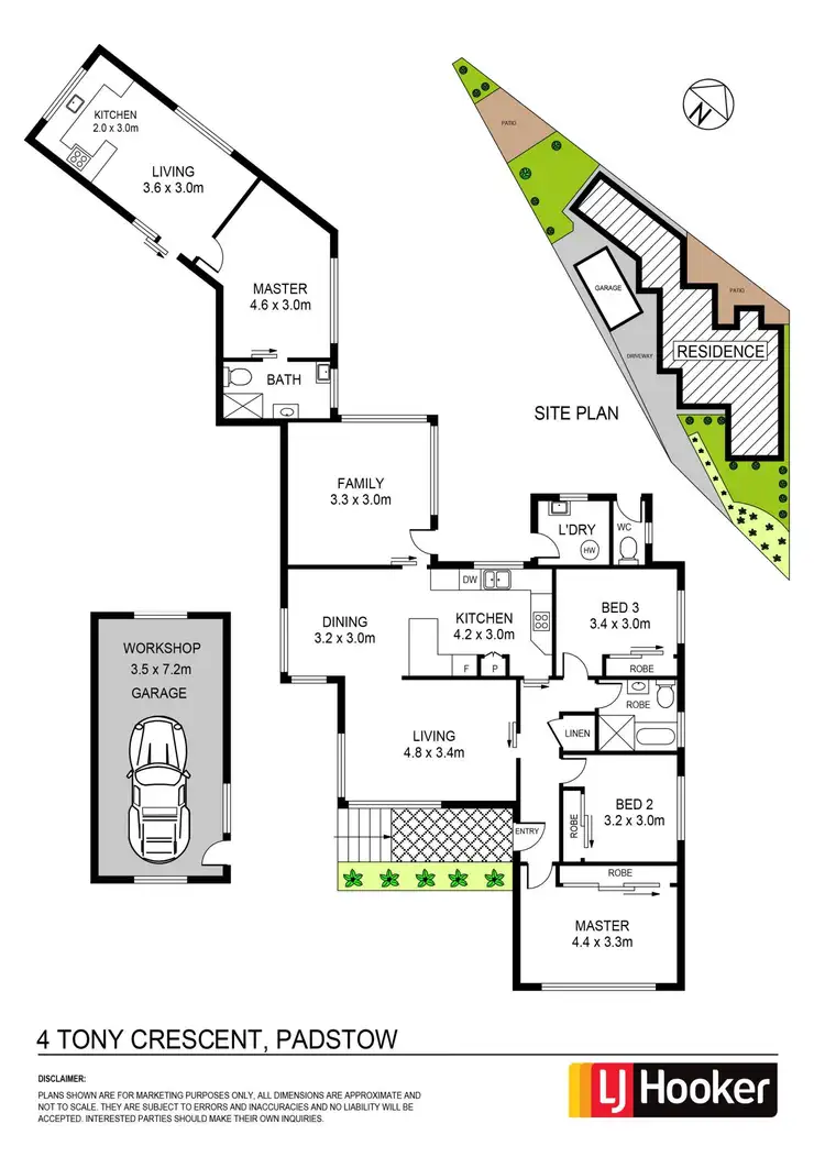 Floorplan of Homely house listing, 4 Tony Crescent, Padstow NSW 2211