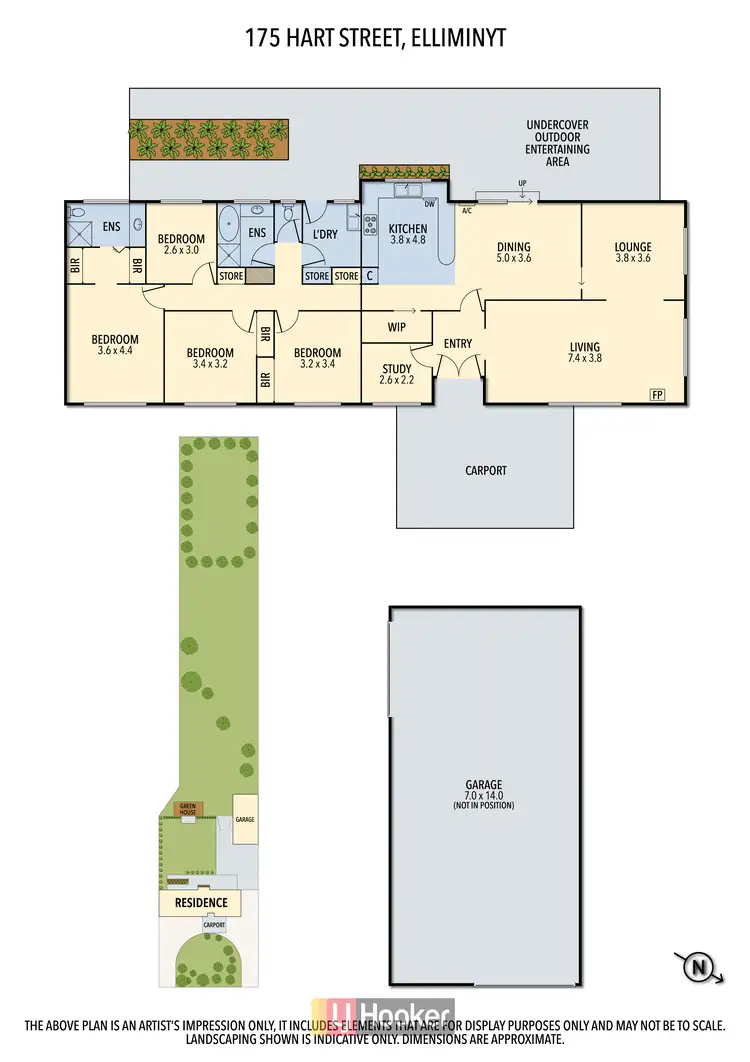 Floorplan of Homely house listing, 175 Hart Street, Elliminyt VIC 3250