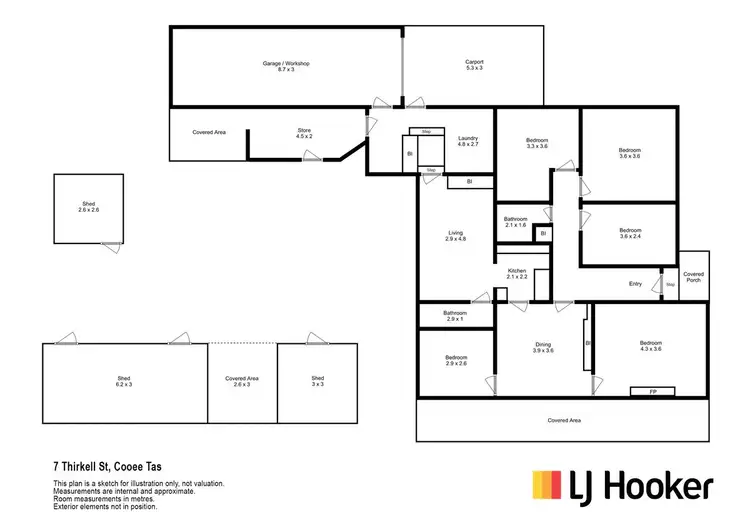 Floorplan of Homely house listing, 7 Thirkell Street, Cooee TAS 7320