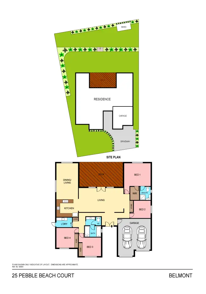 Floorplan of Homely house listing, 25 Pebble Beach Court, Belmont NSW 2280