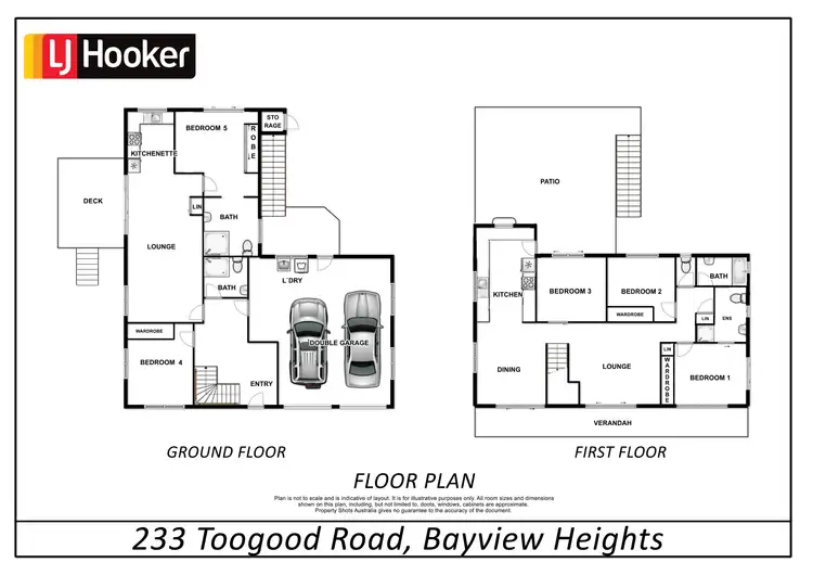 Floorplan of Homely house listing, 233 Toogood Road, Bayview Heights QLD 4868