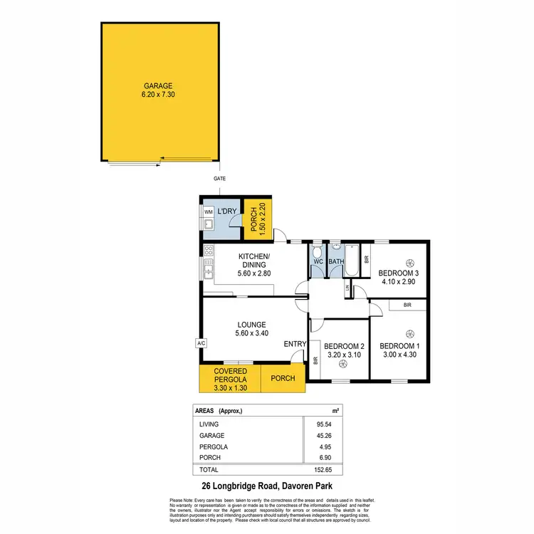 Floorplan of Homely house listing, 26 Longbridge Road, Davoren Park SA 5113