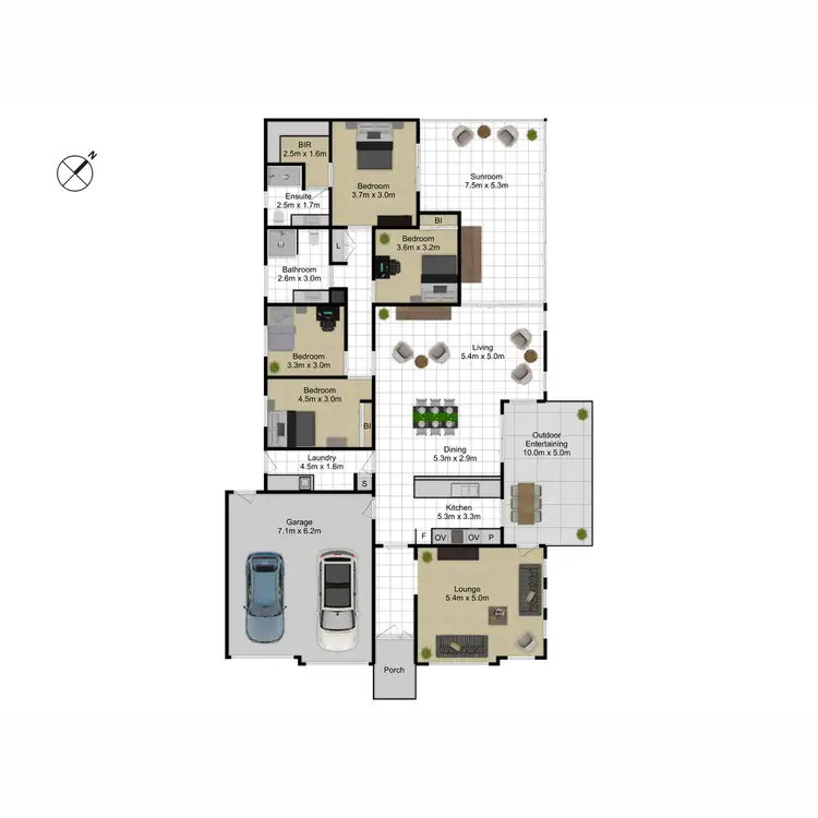 Floorplan of Homely house listing, 6 Hartog Street, Griffith ACT 2603