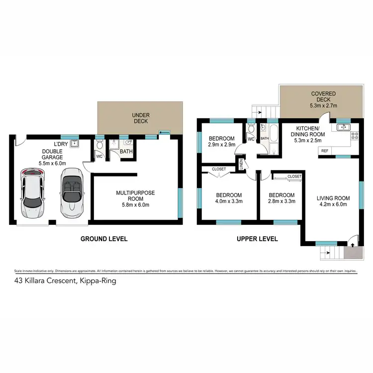 Floorplan of Homely house listing, 43 Killara Crescent, Kippa-ring QLD 4021