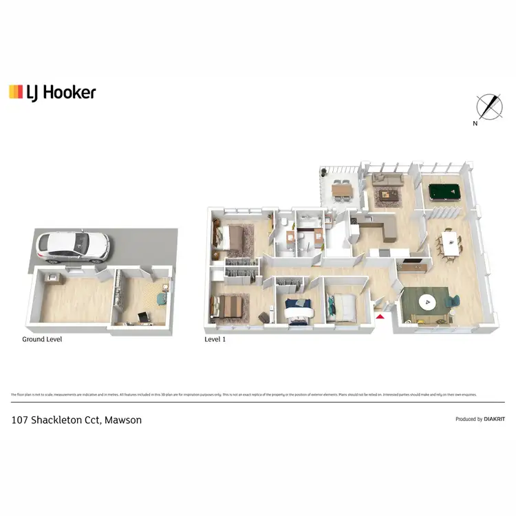 Floorplan of Homely house listing, 107 Shackleton Circuit, Mawson ACT 2607