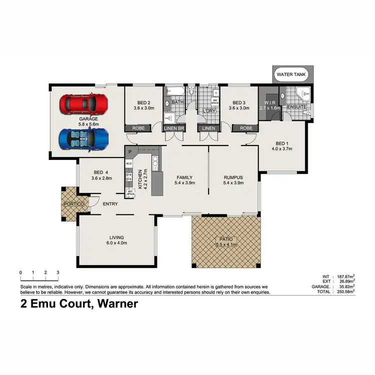 Floorplan of Homely house listing, 2 Emu Court, Warner QLD 4500