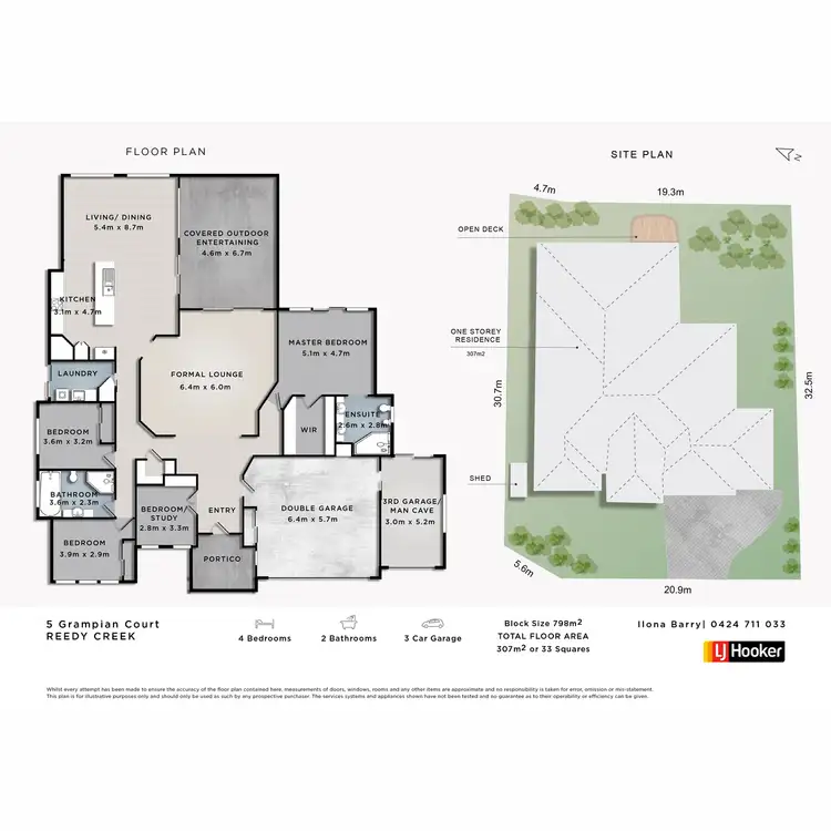 Floorplan of Homely house listing, 5 Grampian Court, Reedy Creek QLD 4227