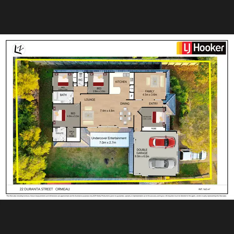 Floorplan of Homely house listing, 22 Duranta Street, Ormeau QLD 4208