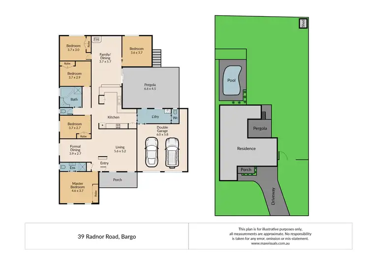 Floorplan of Homely house listing, 39 Radnor Rd, Bargo NSW 2574