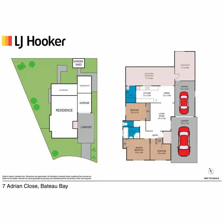 Floorplan of Homely house listing, 7 Adrian Close, Bateau Bay NSW 2261