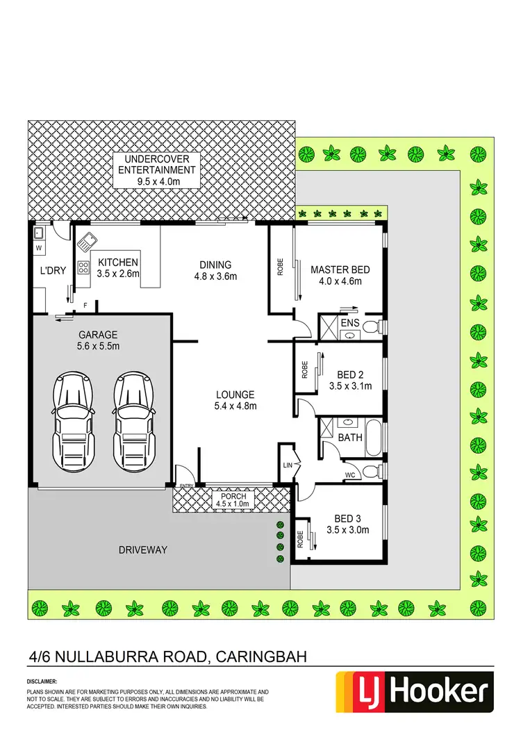 Floorplan of Homely villa listing, 4/6 Nullaburra Road, Caringbah NSW 2229