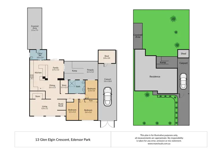 Floorplan of Homely house listing, 13 Glen Elgin Crescent, Edensor Park NSW 2176