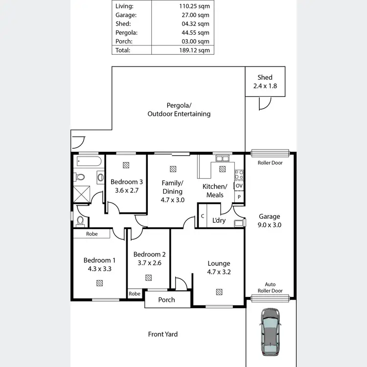 Floorplan of Homely house listing, 1/6 Castlebar Road, Lockleys SA 5032