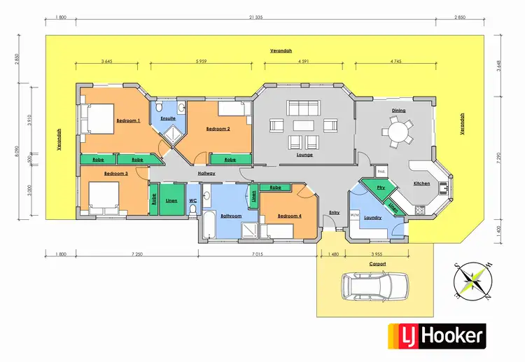 Floorplan of Homely house listing, 44 Gracelands Place, Pampoolah NSW 2430