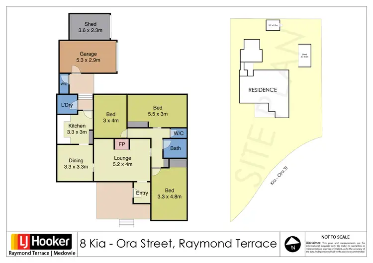 Floorplan of Homely house listing, 8 Kia-Ora Street, Raymond Terrace NSW 2324