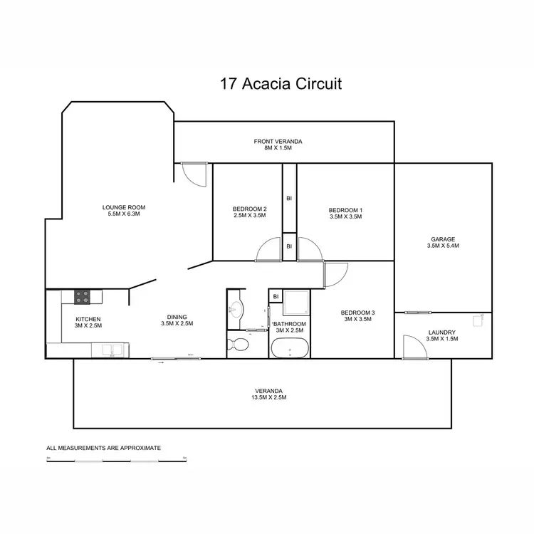 Floorplan of Homely house listing, 17 Acacia Circuit, Yamba NSW 2464