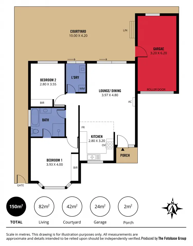 Floorplan of Homely unit listing, Unit 2/7 Osterley Terrace, Seacliff Park SA 5049