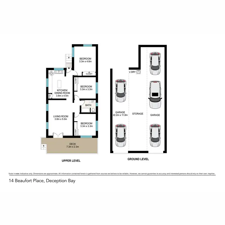 Floorplan of Homely house listing, 14 Beaufort Place, Deception Bay QLD 4508