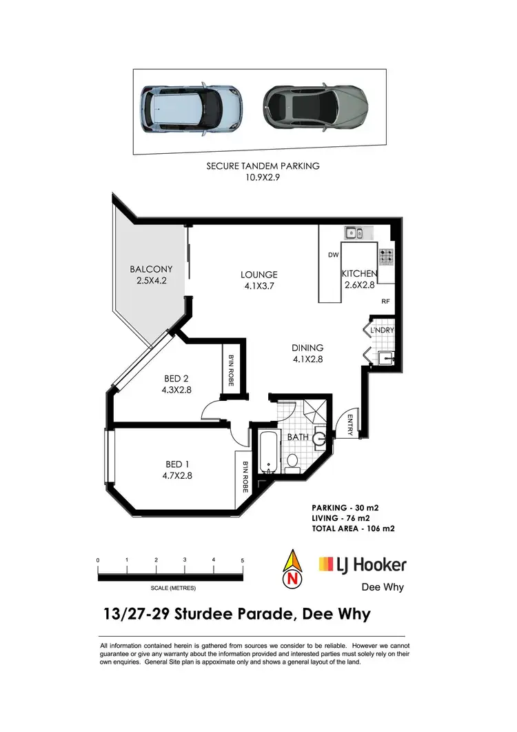 Floorplan of Homely apartment listing, 13/27-29 Sturdee Parade, Dee Why NSW 2099