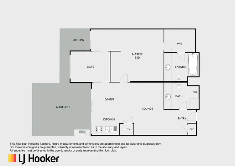 Floorplan of Homely unit listing, Apartment 3208/41 Williams Esplanade, Palm Cove QLD 4879