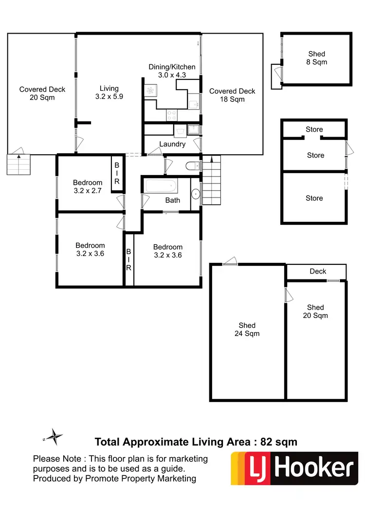 Floorplan of Homely house listing, 4 Thompson Crescent, Bridgewater TAS 7030