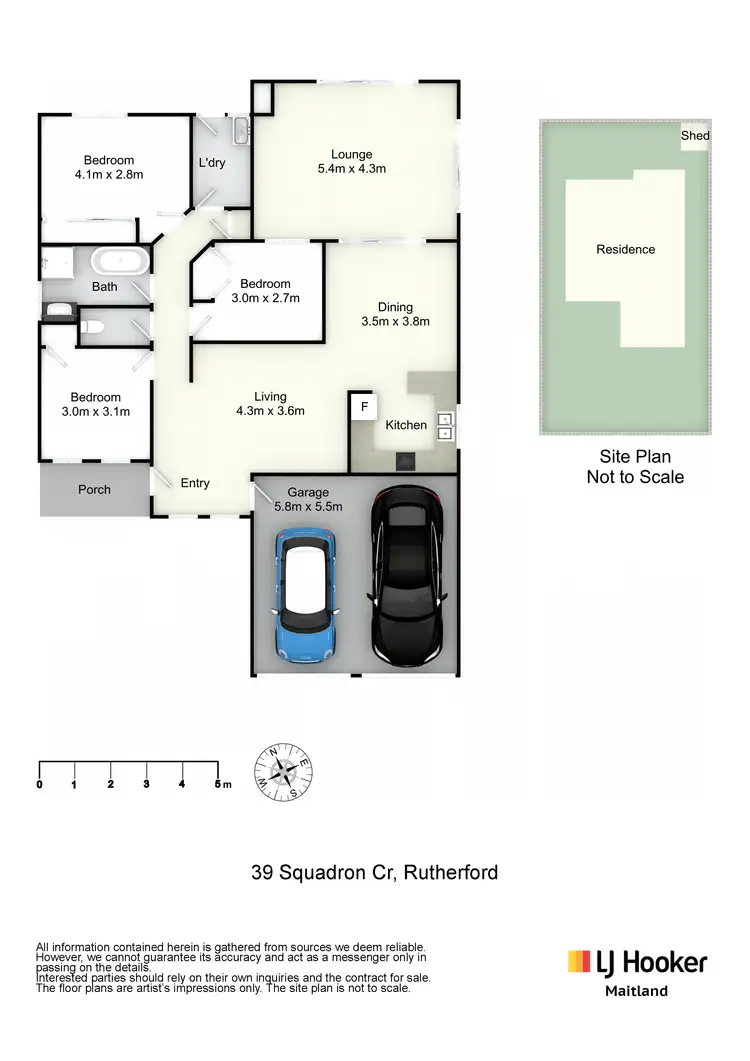 Floorplan of Homely house listing, 39 Squadron Crescent, Rutherford NSW 2320