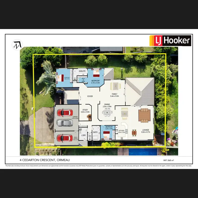 Floorplan of Homely house listing, 4 Cedarton Crescent, Ormeau QLD 4208