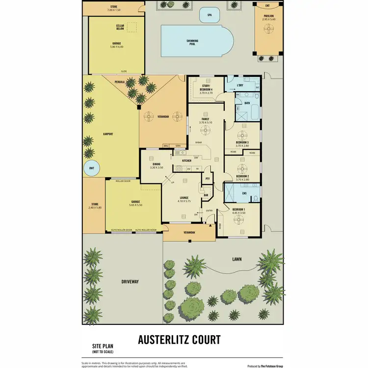 Floorplan of Homely house listing, 5 Austerlitz Court, Greenwith SA 5125